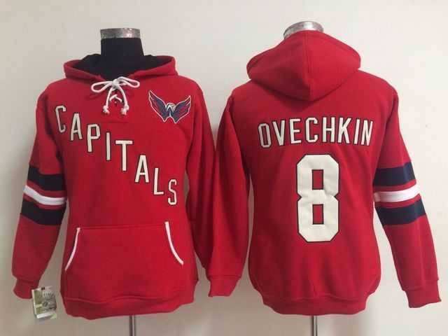 Womens Washington Capitals #8 Alex Ovechkin Red Stitched Hoodie,We sell and wholesale Womens Washington Capitals #8 Alex Ovechkin Red Stitched Hoodie on line form chian!