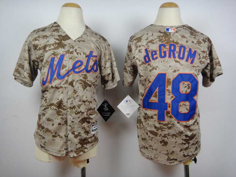 Youth New York Mets #48 Jacob Degrom 2015 Camo Jerseys,We sell and wholesale Youth New York Mets #48 Jacob Degrom 2015 Camo Jerseys on line form chian!