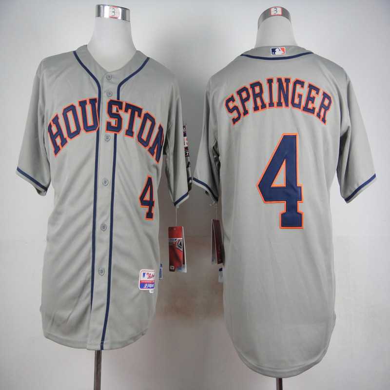 Houston Astros #4 George Springer Gray Cool Base Jerseys,We sell and wholesale Houston Astros #4 George Springer Gray Cool Base Jerseys on line form chian!