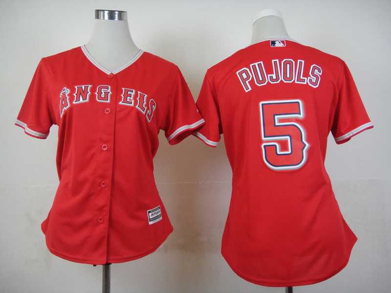 Womens Los Angeles Angels of Anaheim #5 Albert Pujols 2015 Red Cool Base Jerseys,We sell and wholesale Womens Los Angeles Angels of Anaheim #5 Albert Pujols 2015 Red Cool Base Jerseys on line form chian!