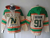 Dallas Stars #91 Tyler Seguin Cream Stitched Hoodie,baseball caps,new era cap wholesale,wholesale hats