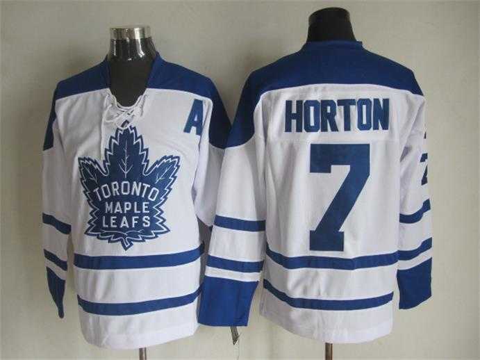Toronto Maple Leafs #7 Tim Horton White CCM Throwback Third Jerseys,We sell and wholesale Toronto Maple Leafs #7 Tim Horton White CCM Throwback Third Jerseys on line form chian!