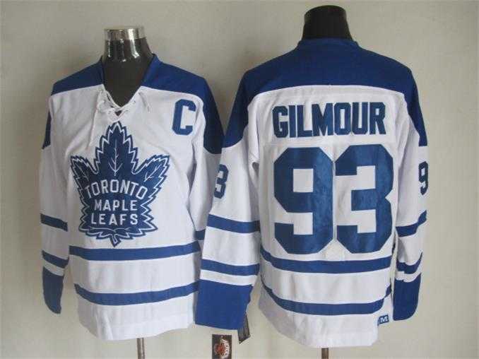 Toronto Maple Leafs #93 Doug Gilmour White CCM Throwback Third Jerseys,We sell and wholesale Toronto Maple Leafs #93 Doug Gilmour White CCM Throwback Third Jerseys on line form chian!