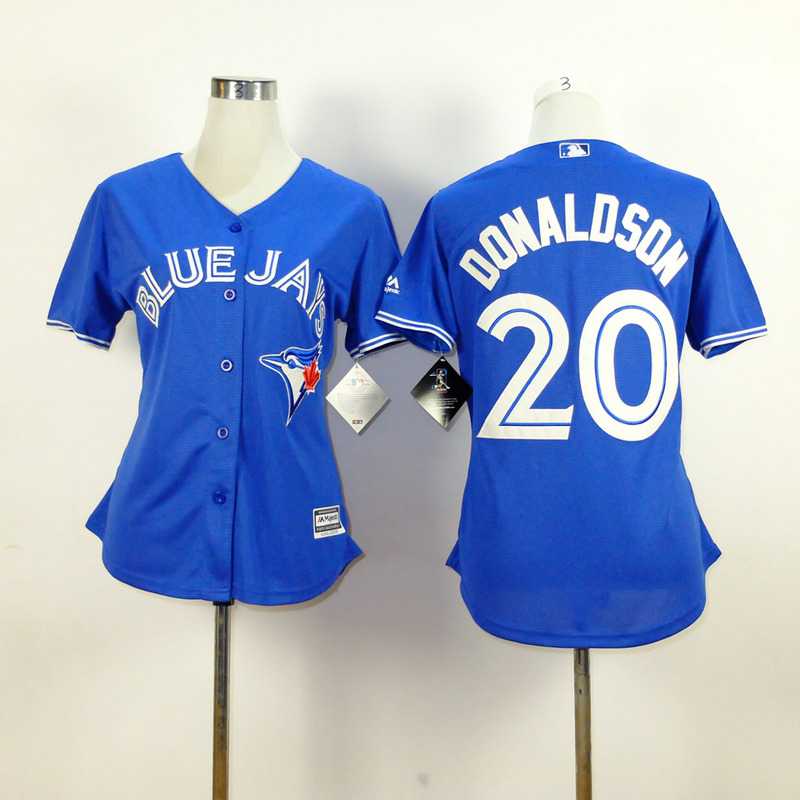 Womens Toronto Blue Jays #20 Josh Donaldson 2015 Blue Majestic Stitched Jerseys,We sell and wholesale Womens Toronto Blue Jays #20 Josh Donaldson 2015 Blue Majestic Stitched Jerseys on line form chian!