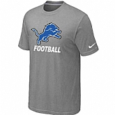 Men's Detroit Lions Nike Cardinal Facility T-Shirt L.Gray,baseball caps,new era cap wholesale,wholesale hats