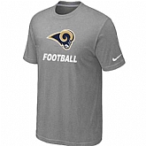 Men's St. Louis Rams Nike Cardinal Facility T-Shirt L.Gray,baseball caps,new era cap wholesale,wholesale hats