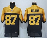 Nike Limited Green Bay Packers #87 Nelson Yellow-Blue Alternate Jerseys