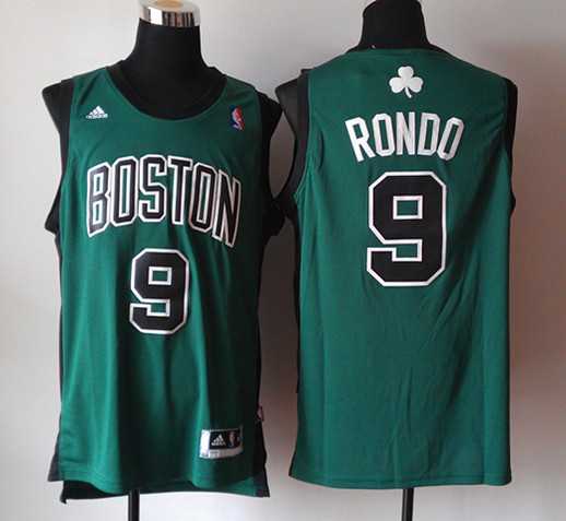 Boston Celtics #9 Rajon Rondo Green With Black Swingman Alternate Jerseys,We sell and wholesale Boston Celtics #9 Rajon Rondo Green With Black Swingman Alternate Jerseys on line form chian!
