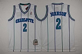 Charlotte Bobcats #2 Johnson White Swingman Stitched Jerseys,baseball caps,new era cap wholesale,wholesale hats