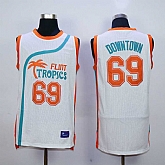 Flint Tropics Semi Pro Movie #69 Downtown White Jerseys,baseball caps,new era cap wholesale,wholesale hats