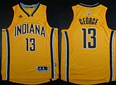 Indiana Pacers #13 Paul George Revolution 30 Yellow Stitched Jerseys,baseball caps,new era cap wholesale,wholesale hats