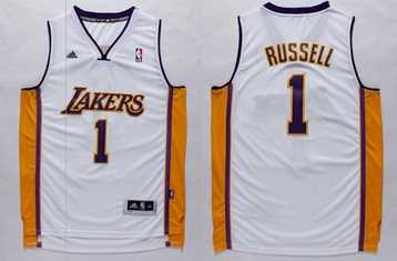 Los Angeles Lakers #1 D'Angelo Russell White Stitched Jerseys,We sell and wholesale Los Angeles Lakers #1 D'Angelo Russell White Stitched Jerseys on line form chian!