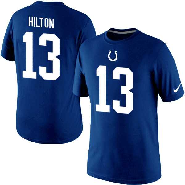 Men Nike Indianapolis Colts 13 TY Hilton Nike Royal Blue Player Pride Name and Number T-Shirt,We sell and wholesale Men Nike Indianapolis Colts 13 TY Hilton Nike Royal Blue Player Pride Name and Number T-Shirt on line form chian!