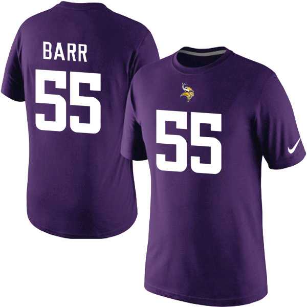 Men Nike Minnesota Vikings 55 BARR Nike Player Pride Name x26 Number T-Shirt Purple,We sell and wholesale Men Nike Minnesota Vikings 55 BARR Nike Player Pride Name x26 Number T-Shirt Purple on line form chian!