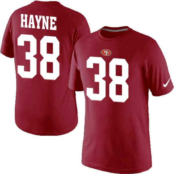 Men Nike San Francisco 49ers 38 Hayne Pride Name x26 Number T-Shirt Red,We sell and wholesale Men Nike San Francisco 49ers 38 Hayne Pride Name x26 Number T-Shirt Red on line form chian!