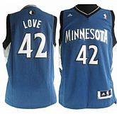 Minnesota Timberwolves #42 Kevin Blue Swingman Stitched Jerseys,baseball caps,new era cap wholesale,wholesale hats
