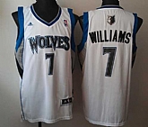 Minnesota Timberwolves #7 Derrick Williams White Swingman Jerseys,baseball caps,new era cap wholesale,wholesale hats
