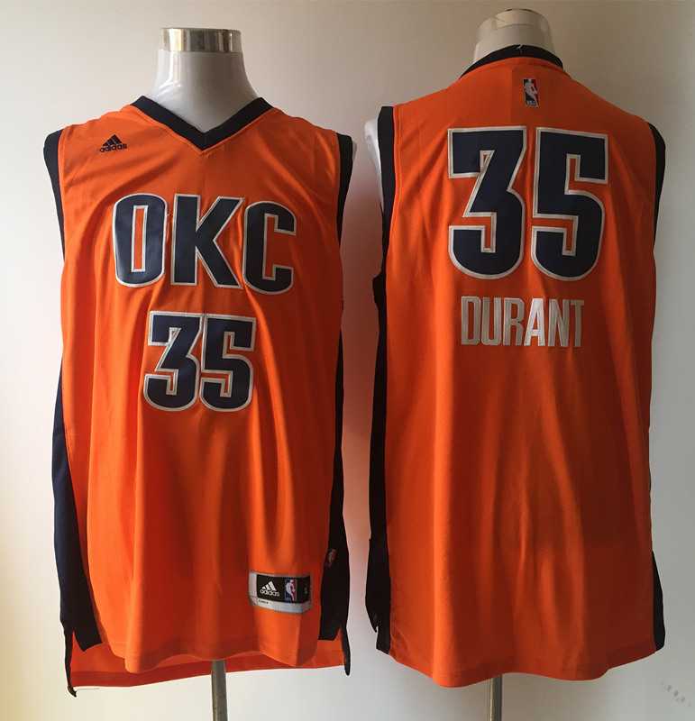 Oklahoma City Thunder #35 Kevin Durant Orange Alternate Stitched Jerseys,We sell and wholesale Oklahoma City Thunder #35 Kevin Durant Orange Alternate Stitched Jerseys on line form chian!