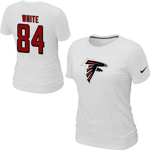 Womens Nike Atlanta Falcons #84 white Name x26 Number White T-Shirt,We sell and wholesale Womens Nike Atlanta Falcons #84 white Name x26 Number White T-Shirt on line form chian!