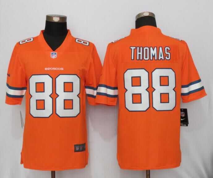 Nike Limited Denver Broncos #88 Demaryius Thomas Orange Men's 2016 Rush Stitched NFL Jersey,We sell and wholesale Nike Limited Denver Broncos #88 Demaryius Thomas Orange Men's 2016 Rush Stitched NFL Jersey on line form chian!