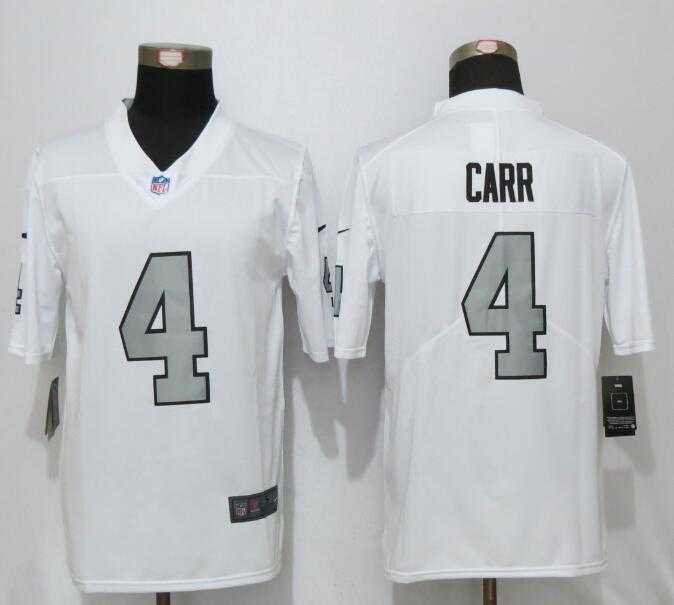 Nike Limited Oakland Raiders #4 Derek Carr White Men's 2016 Rush Stitched NFL Jersey,We sell and wholesale Nike Limited Oakland Raiders #4 Derek Carr White Men's 2016 Rush Stitched NFL Jersey on line form chian!