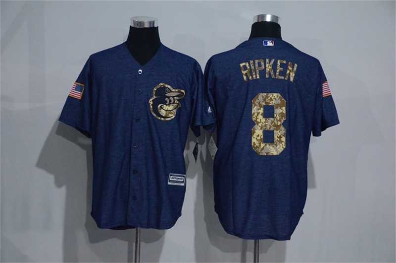 Baltimore Orioles #8 Cal Ripken Denim Blue Camo Stitched Baseball Jersey,We sell and wholesale Baltimore Orioles #8 Cal Ripken Denim Blue Camo Stitched Baseball Jersey on line form chian!