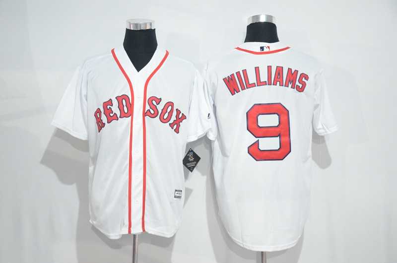 Boston Red Sox #9 Ted Williams White New Cool Base Stitched MLB Jersey,We sell and wholesale Boston Red Sox #9 Ted Williams White New Cool Base Stitched MLB Jersey on line form chian!