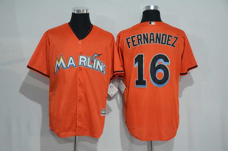 Miami Marlins #16 Jose Fernandez Orange New Cool Base Stitched Baseball Jersey,We sell and wholesale Miami Marlins #16 Jose Fernandez Orange New Cool Base Stitched Baseball Jersey on line form chian!