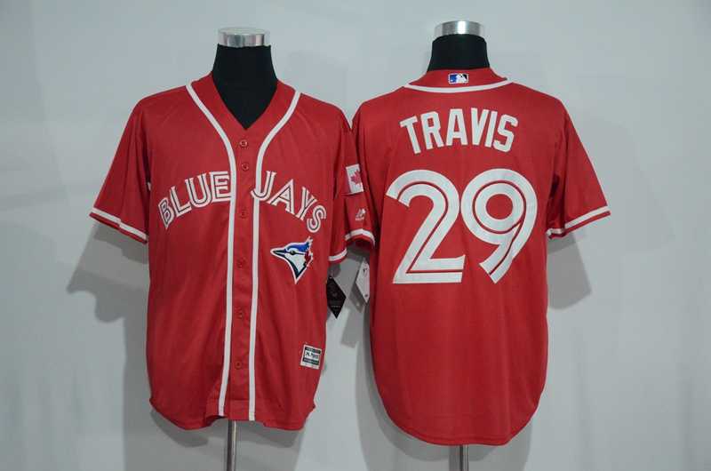 Toronto Blue Jays #29 Devon Travis Red New Cool Base Stitched Jersey,We sell and wholesale Toronto Blue Jays #29 Devon Travis Red New Cool Base Stitched Jersey on line form chian!