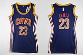 Women Cleveland Cavaliers #23 LeBron James Navy Blue Swingman Stitched NBA Jersey,baseball caps,new era cap wholesale,wholesale hats