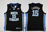 Youth North Carolina #15 Vince Carter Black Basketball Stitched NCAA Jersey,baseball caps,new era cap wholesale,wholesale hats