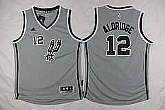 Youth San Antonio Spurs #12 LaMarcus Aldridge Gray Swingman Stitched Jersey,baseball caps,new era cap wholesale,wholesale hats