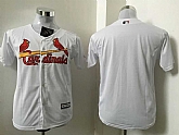 Youth St. Louis Cardinals Blank New Cool Base Stitched Baseball Jersey,baseball caps,new era cap wholesale,wholesale hats