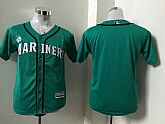 Youth Seattle Mariners Customized Green New Cool Base Stitched Baseball Jersey,baseball caps,new era cap wholesale,wholesale hats