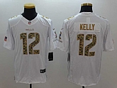Nike Limited Buffalo Bills #12 Jim Kelly Salute To Service White Stitched Jersey,baseball caps,new era cap wholesale,wholesale hats