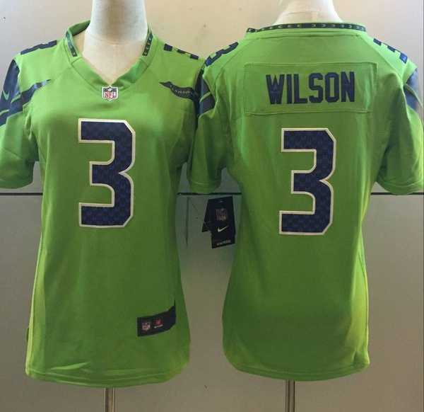 Women Nike Limited Seattle Seahawks #3 Russell Wilson Green 2016 Rush Stitched NFL Jersey,We sell and wholesale Women Nike Limited Seattle Seahawks #3 Russell Wilson Green 2016 Rush Stitched NFL Jersey on line form chian!