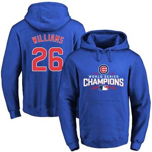 Glued Chicago Cubs #26 Billy Williams Blue 2016 World Series Champions Pullover MLB Hoodie,We sell and wholesale Glued Chicago Cubs #26 Billy Williams Blue 2016 World Series Champions Pullover MLB Hoodie on line form chian!