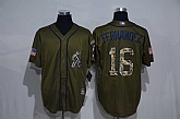Miami Marlins #16 Jose Fernandez Green Salute to Service Stitched Baseball Jersey,baseball caps,new era cap wholesale,wholesale hats