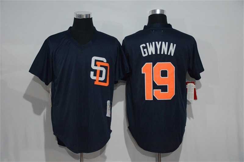 San Diego Padres #19 Tony Gwynn Mitchell And Ness Navy Blue Pullover Stitched Jersey,We sell and wholesale San Diego Padres #19 Tony Gwynn Mitchell And Ness Navy Blue Pullover Stitched Jersey on line form chian!