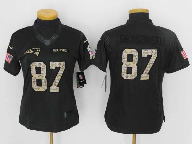 Women Limited Nike New England Patriots #87 Rob Gronkowski Anthracite Salute To Service Stitched Jersey,We sell and wholesale Women Limited Nike New England Patriots #87 Rob Gronkowski Anthracite Salute To Service Stitched Jersey on line form chian!