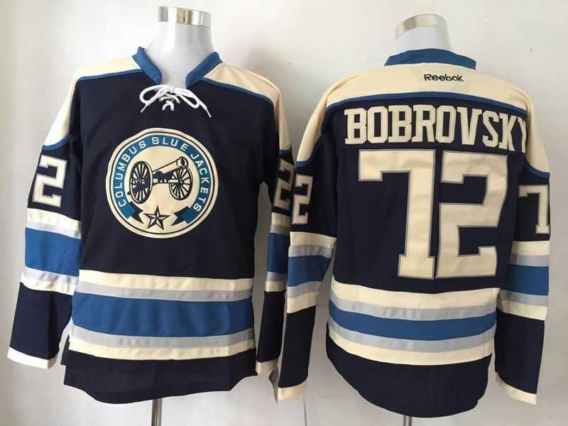 Blue Jackets #72 Sergei Bobrovsky Navy Blue Stitched NHL Jersey,We sell and wholesale Blue Jackets #72 Sergei Bobrovsky Navy Blue Stitched NHL Jersey on line form chian!