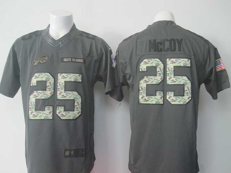 Nike Buffalo Bills #25 LeSean McCoy Anthracite Salute To Service Men's Stitched Limited Jersey,We sell and wholesale Nike Buffalo Bills #25 LeSean McCoy Anthracite Salute To Service Men's Stitched Limited Jersey on line form chian!
