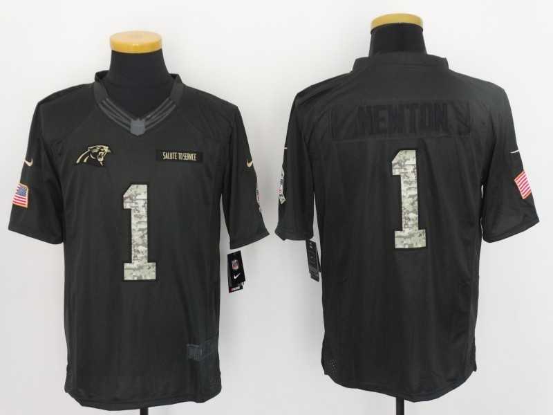 Nike Carolina Panthers #1 Cam Newton Anthracite Salute To Service Men's Stitched Limited Jersey,We sell and wholesale Nike Carolina Panthers #1 Cam Newton Anthracite Salute To Service Men's Stitched Limited Jersey on line form chian!