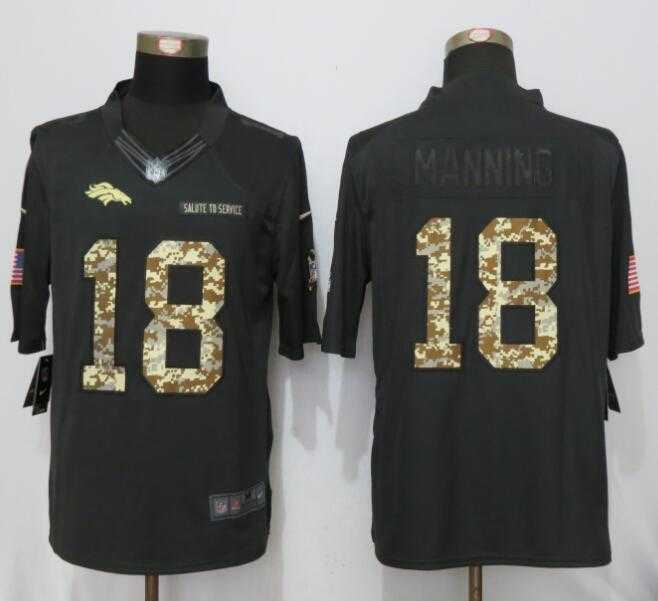Nike Denver Broncos #18 Peyton Manning Anthracite Salute To Service Men's Stitched Limited Jersey,We sell and wholesale Nike Denver Broncos #18 Peyton Manning Anthracite Salute To Service Men's Stitched Limited Jersey on line form chian!