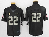 Nike Minnesota Vikings #22 Harrison Smith Anthracite Salute To Service Men's Stitched Limited Jersey,baseball caps,new era cap wholesale,wholesale hats