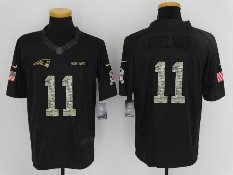 Nike New England Patriots #11 Julian Edelman Anthracite Salute To Service Men's Stitched Limited Jersey,We sell and wholesale Nike New England Patriots #11 Julian Edelman Anthracite Salute To Service Men's Stitched Limited Jersey on line form chian!