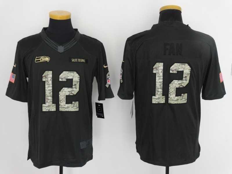 Nike Seattle Seahawks #12 Fan Anthracite Salute To Service Men's Stitched Limited Jersey,We sell and wholesale Nike Seattle Seahawks #12 Fan Anthracite Salute To Service Men's Stitched Limited Jersey on line form chian!
