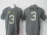 Nike Tampa Bay Buccaneers #3 Jameis Winston Anthracite Salute To Service Men's Stitched Limited Jersey,baseball caps,new era cap wholesale,wholesale hats
