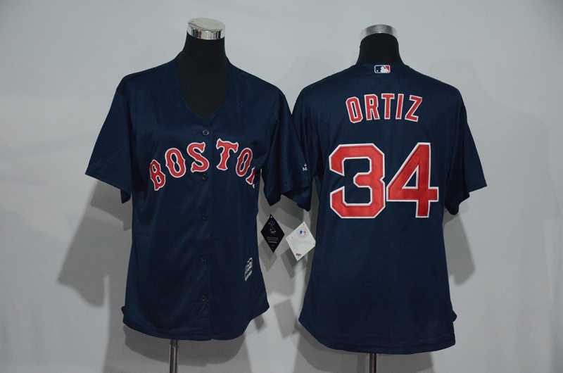 Women Boston Red Sox #34 David Ortiz Navy Blue New Cool Base Stitched Jersey,We sell and wholesale Women Boston Red Sox #34 David Ortiz Navy Blue New Cool Base Stitched Jersey on line form chian!