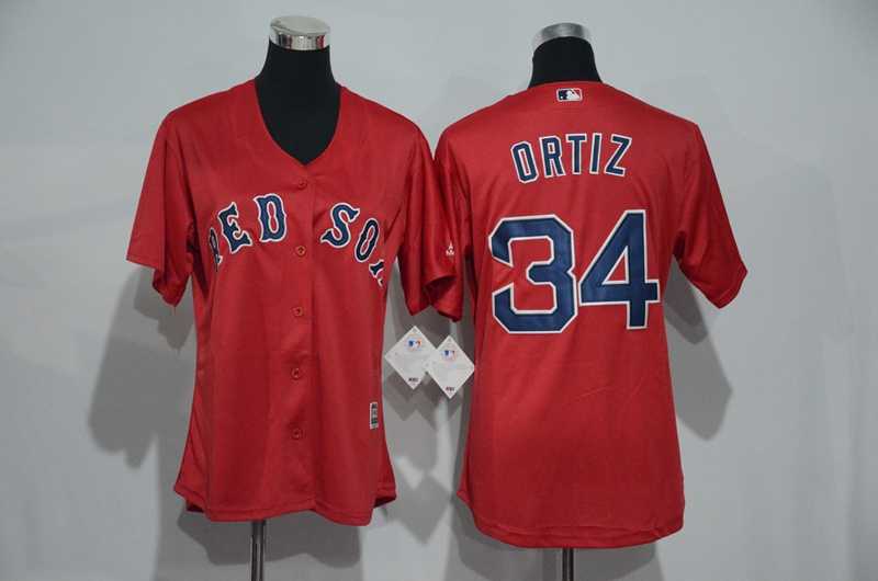 Women Boston Red Sox #34 David Ortiz Red New Cool Base Stitched Jersey,We sell and wholesale Women Boston Red Sox #34 David Ortiz Red New Cool Base Stitched Jersey on line form chian!
